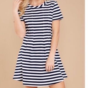 Paper Crane striped dress